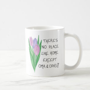 Caneca De Café Oma Opa Mug - Citação sobre vovó e vovô