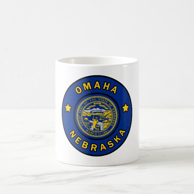 Caneca De Café Omaha Nebraska (Centro)