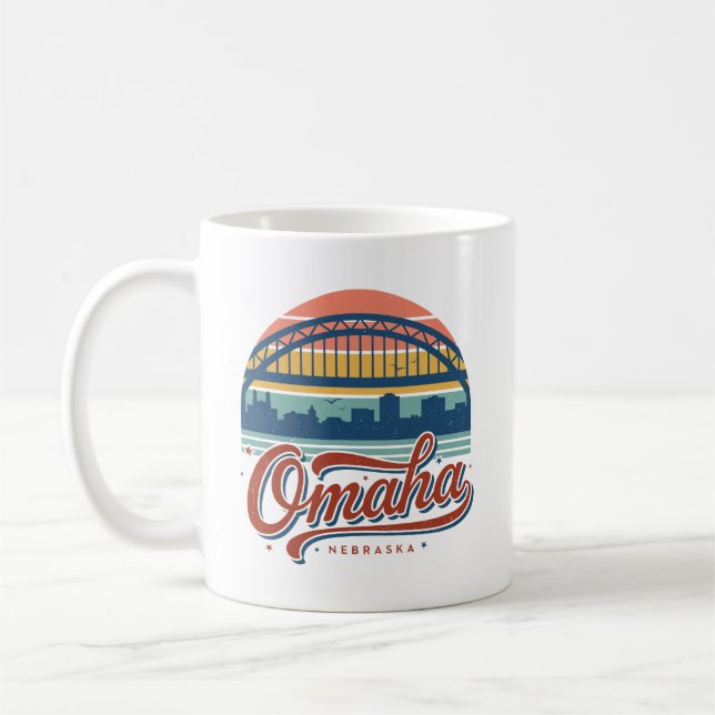 Caneca De Café Omaha Nebraska Ponte Bob Kerrey (Esquerda)