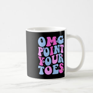 Caneca De Café Omg aponte seus dedos Engraçados Professores Dança