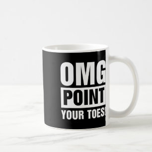 Caneca De Café Omg aponte seus dedos - Toque em Dançarino Dançari