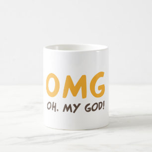 Caneca De Café OMG - Oh meu deus!