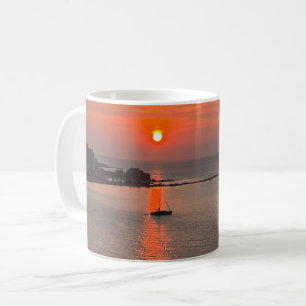 Caneca De Café Omis Croácia Sunset Orange Sky
