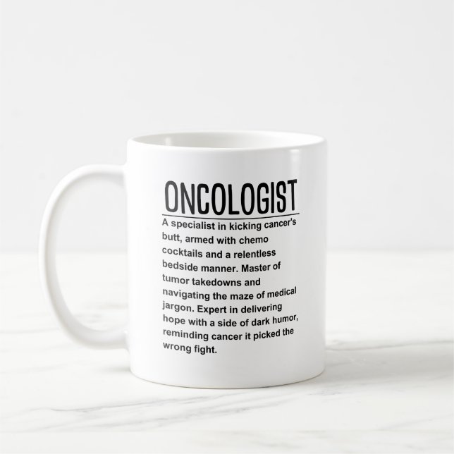 Caneca De Café Oncologista (Esquerda)