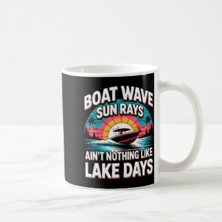 Caneca De Café Onda de Barco Raios de Sol Não Há Nada Como Dias d