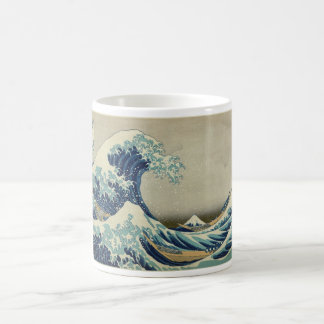 Caneca De Café Onda de Kanagawa por Katsushika Hokusai
