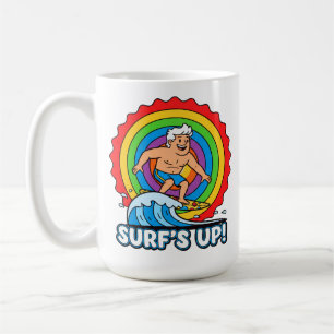 Caneca De Café Onda de Surf Está Alta