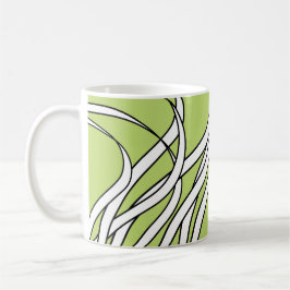 Caneca De Café Onda submarina verde lima