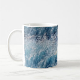 Caneca De Café Ondas azuis do oceano