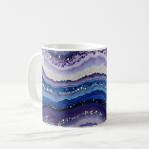 Caneca De Café Ondas de Agato Cósmico