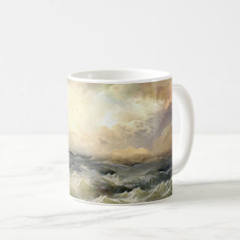 Caneca De Café Ondas de Tempestade Oceânica