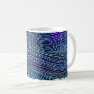 Caneca De Café Ondas Fraturadas de Capa 05