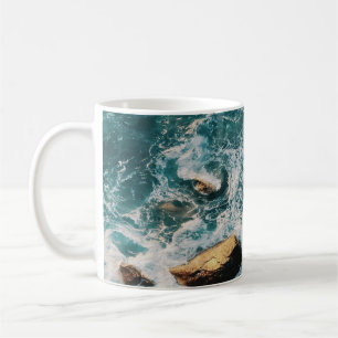Caneca De Café Ondas Oceânicas, Engraçado