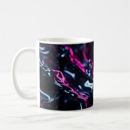 Caneca De Café Ondas Roxas