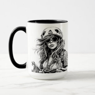 Caneca de café "Onde a Estrada Termina, Eu Começo"