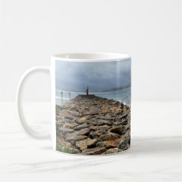 Caneca De Café Onde as Rochas Encontram o Mar - Ponto de Bacia