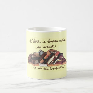 Caneca De Café Onde é a natureza humana tão fraca como na