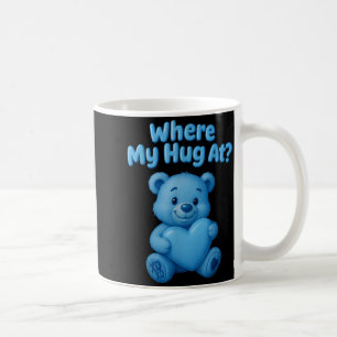 Caneca De Café Onde está meu abraço Urso de pelúcia fofo segurand