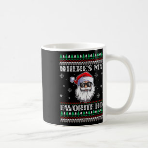Caneca De Café Onde está minha temporada de Natal Ho favorita