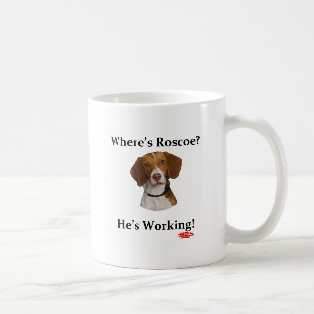 Caneca De Café Onde está Roscoe? (Direita)