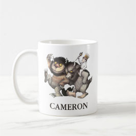 Caneca De Café Onde Estão as Coisas Selvagens | Adicione seu nome
