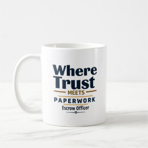 Caneca De Café Onde Fidedignidade Encontra-se com Trabalho - Ofic