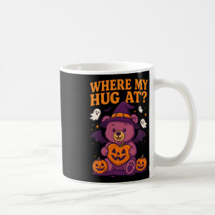Caneca De Café Onde Meu Abraço No Urso De Halloween Fofado É Estr