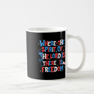Caneca De Café Onde O Espírito Do Senhor É A Liberdade 2 Cor.317