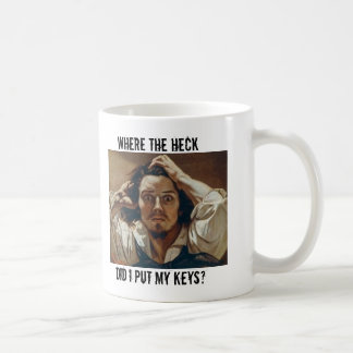 Caneca De Café Onde os pedaços eu pôr minhas chaves?