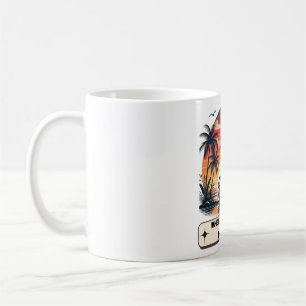 Caneca De Café Onde Sonhos Encontram o Horizonte