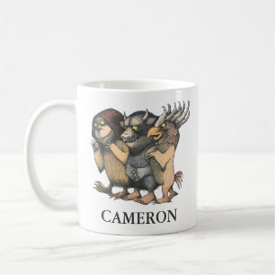 Caneca De Café Onde Vivem os Monstros   Adicione seu Nome