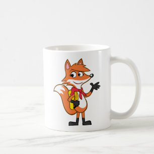 Caneca De Café Ondulação do Fox do rick   Scarlett da guarda
