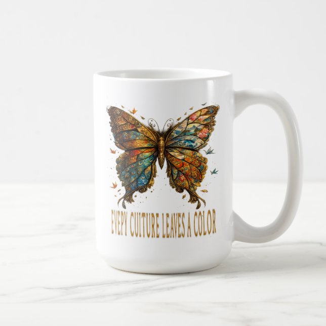 Caneca De Café Ondulações Culturais (Direita)