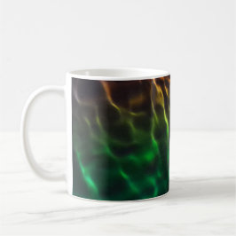 Caneca De Café Ondulações de Arco-íris