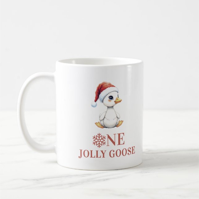 Caneca De Café One Jolly Goose December First Birthday (Esquerda)