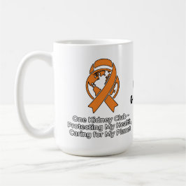 Caneca De Café One Kidney Club Health Advocacy & Planet Awareness
