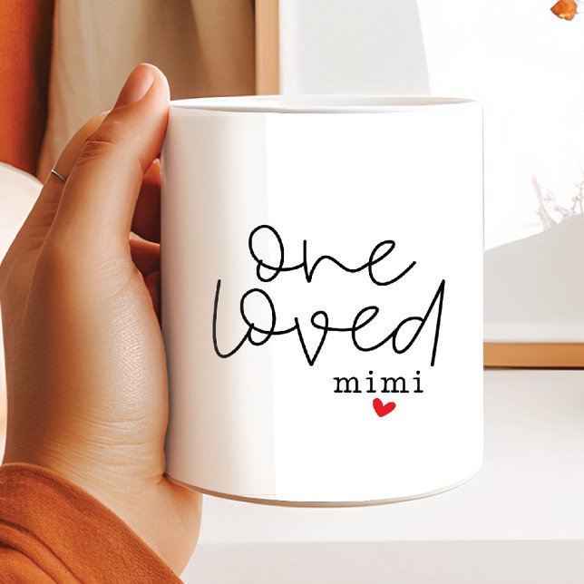 Caneca De Café One Loved Mimi (Criador carregado)