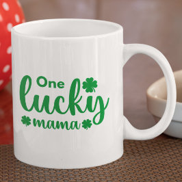 Caneca De Café One Lucky Mama Funny St Patrick Day