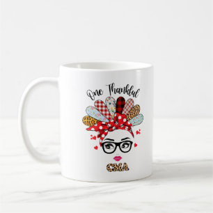 Caneca De Café One Thankful CMA Nurse Nursing Messy Bun Turkey Th