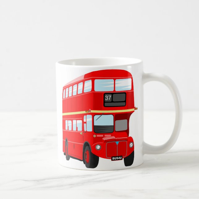Caneca De Café Ônibus de Londres (Direita)