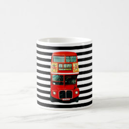 Caneca De Café Ônibus londrino num Mug