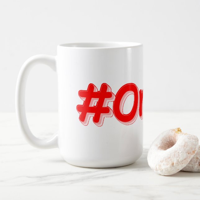 Caneca De Café "#Ontário " Design bonito. Comprar Agora (Com Donut)