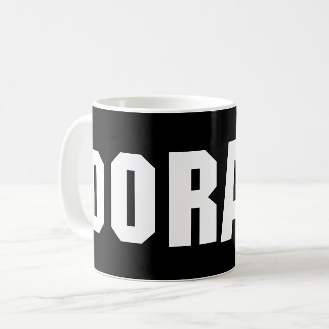 CANECA DE CAFÉ OORAH! (Frente Esquerda)