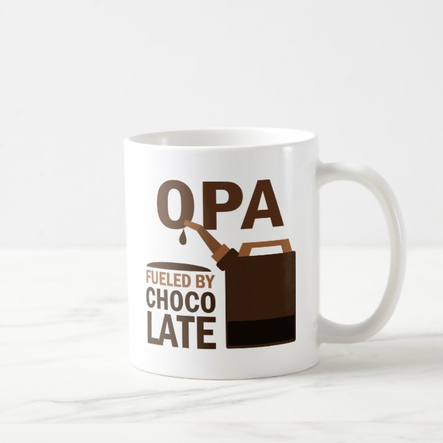 Caneca De Café Opa abasteceu-se pelo chocolate (Direita)