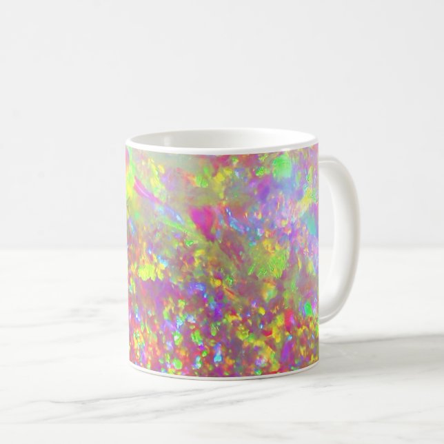 Caneca De Café Opala Brasileira Falln Rainbow (Frente Esquerda)