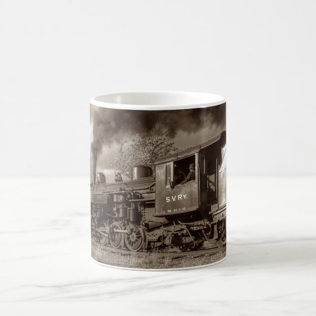 Caneca De Café Opções da imagem do trem 25A-E do vapor (Centro)