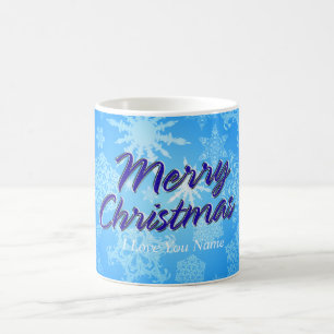 Caneca De Café Opções de Snowflake Art 10 Mug