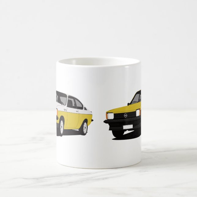 Caneca De Café Opel Kadett GT/E Coupé - duas imagens (Centro)