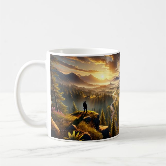 Caneca De Café Open World, Jogo, Adventure FantasyWorld (Esquerda)