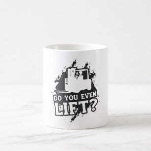 Caneca De Café Operador De Elevação De Elevação Você Mesmo Levant
